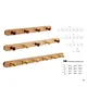 Cute Chunky Solid Wood Wall Hooks - 3 Size Set